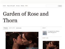 Tablet Screenshot of gardenofroseandthorn.tumblr.com