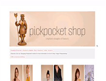 Tablet Screenshot of pickpocketshop.tumblr.com