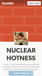 Mobile Screenshot of nuclearhotness.tumblr.com