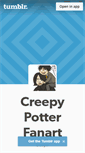 Mobile Screenshot of creepypotterfanart.tumblr.com