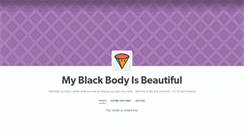 Desktop Screenshot of myblackbeauty.tumblr.com
