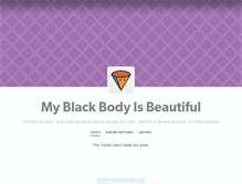 Tablet Screenshot of myblackbeauty.tumblr.com