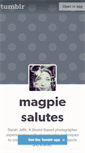 Mobile Screenshot of magpiesalutes.tumblr.com