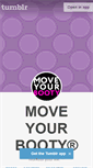 Mobile Screenshot of moveyourbooty.tumblr.com
