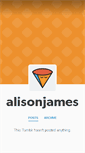 Mobile Screenshot of alisonjames.tumblr.com