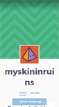 Mobile Screenshot of myskininruins.tumblr.com