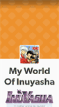 Mobile Screenshot of my-world-of-inuyasha.tumblr.com