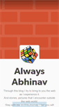Mobile Screenshot of alwaysabhinav.tumblr.com