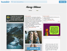 Tablet Screenshot of alwaysabhinav.tumblr.com