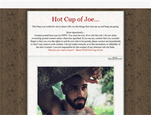Tablet Screenshot of cupofhotjoe.tumblr.com