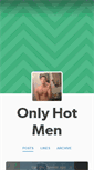 Mobile Screenshot of hotmenonly.tumblr.com