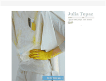 Tablet Screenshot of juliatopaz.tumblr.com