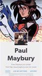 Mobile Screenshot of paulmaybury.tumblr.com