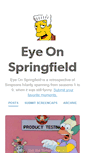 Mobile Screenshot of eyeonspringfield.tumblr.com