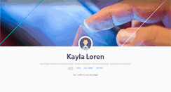 Desktop Screenshot of kaylaloren.tumblr.com