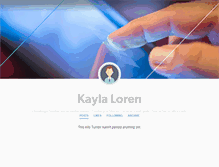 Tablet Screenshot of kaylaloren.tumblr.com