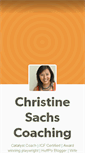 Mobile Screenshot of christinesachscoaching.tumblr.com