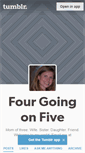Mobile Screenshot of fourgoingonfive.tumblr.com