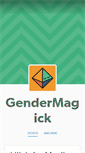 Mobile Screenshot of gendermagick.tumblr.com