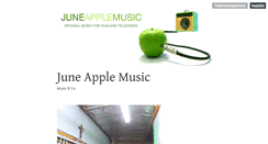 Desktop Screenshot of juneapplemusic.tumblr.com