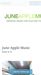 Mobile Screenshot of juneapplemusic.tumblr.com
