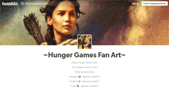 Desktop Screenshot of hungergamesfanart.tumblr.com