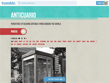 Tablet Screenshot of anticuario.tumblr.com