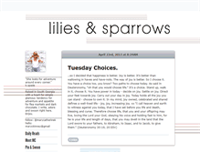 Tablet Screenshot of liliesandsparrows.tumblr.com