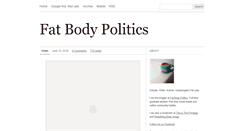 Desktop Screenshot of fatbodypolitics.tumblr.com