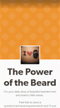 Mobile Screenshot of powerofthebeard.tumblr.com