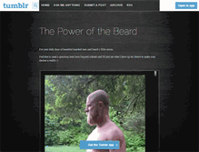 Tablet Screenshot of powerofthebeard.tumblr.com