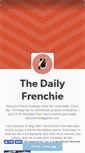Mobile Screenshot of dailyfrenchie.tumblr.com