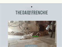 Tablet Screenshot of dailyfrenchie.tumblr.com