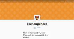 Desktop Screenshot of exchangehero.tumblr.com