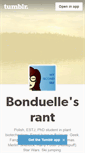 Mobile Screenshot of bonduelle.tumblr.com