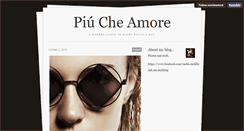 Desktop Screenshot of piucheamore.tumblr.com