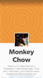 Mobile Screenshot of monkeychow.tumblr.com