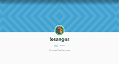 Desktop Screenshot of lesanges.tumblr.com