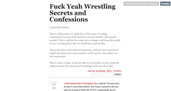 Desktop Screenshot of fuckyeahwrestlingconfessions.tumblr.com