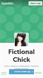 Mobile Screenshot of fictionalchick.tumblr.com