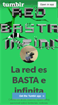 Mobile Screenshot of laredesbastaeinfinita.tumblr.com