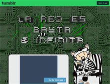 Tablet Screenshot of laredesbastaeinfinita.tumblr.com