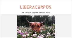 Desktop Screenshot of liberacorpus.tumblr.com