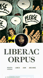 Mobile Screenshot of liberacorpus.tumblr.com