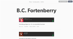 Desktop Screenshot of bcfortenberry.tumblr.com