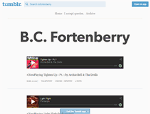 Tablet Screenshot of bcfortenberry.tumblr.com