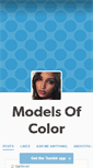 Mobile Screenshot of modelsofcolor.tumblr.com