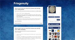 Desktop Screenshot of fringenuity.tumblr.com