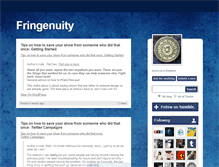 Tablet Screenshot of fringenuity.tumblr.com