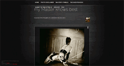 Desktop Screenshot of mymasterknowsbest.tumblr.com